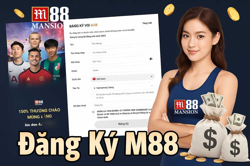 Vô số ưu đãi hấp dẫn khi đăng ký M88 đang chờ khám phá